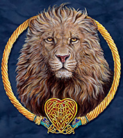 Lion Heart Celtic Symbol