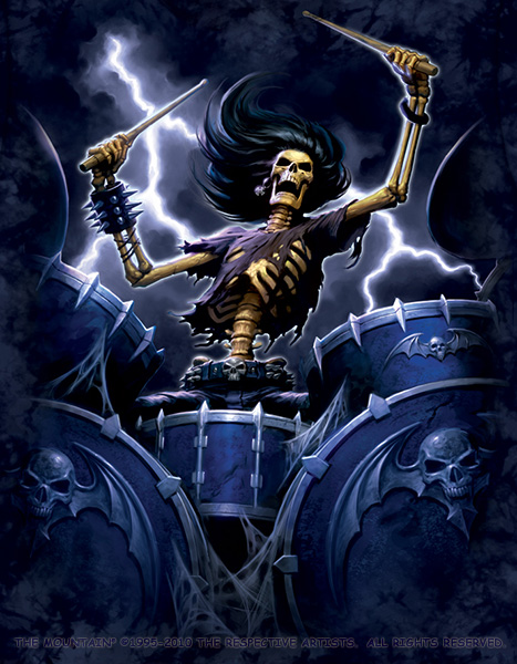 Death Drummer - Gothic Fantasy art