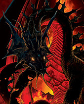 Fireball - dragon artwork by Vincent Hie