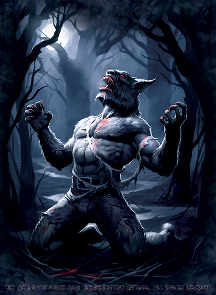 Transformation - werewolf art by James Ryman